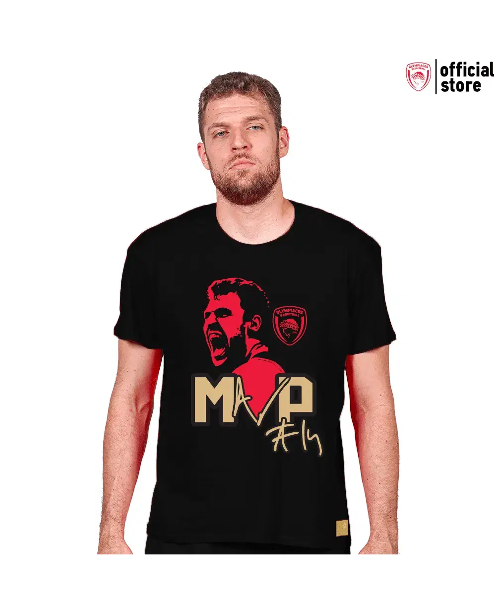 T-Shirt Mens MVP#14 - V For Vezenkov - BLACK